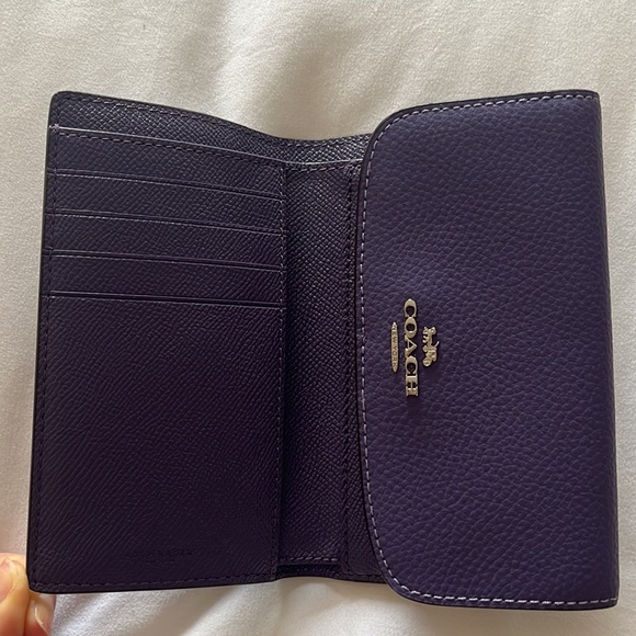 Purple Coach Wallet - Picture 3 of 9